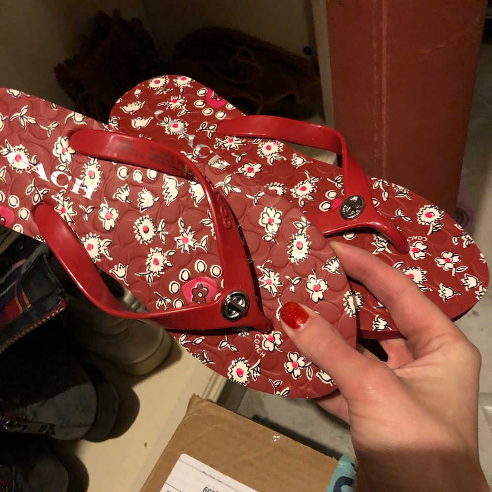 Coach Flip Flops